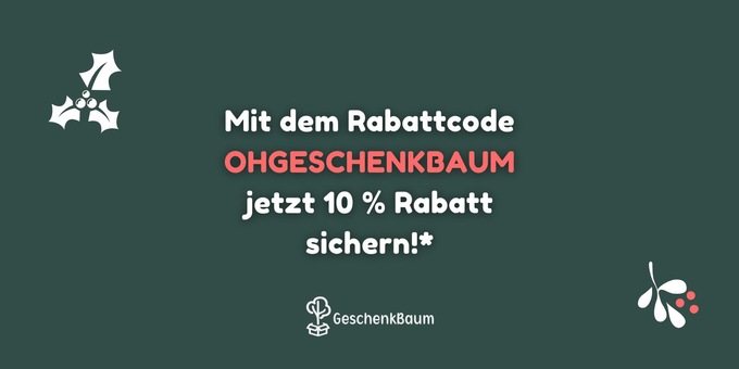 Mit dem Rabattcode jetzt 10 % auf alle Baumpatenschaften